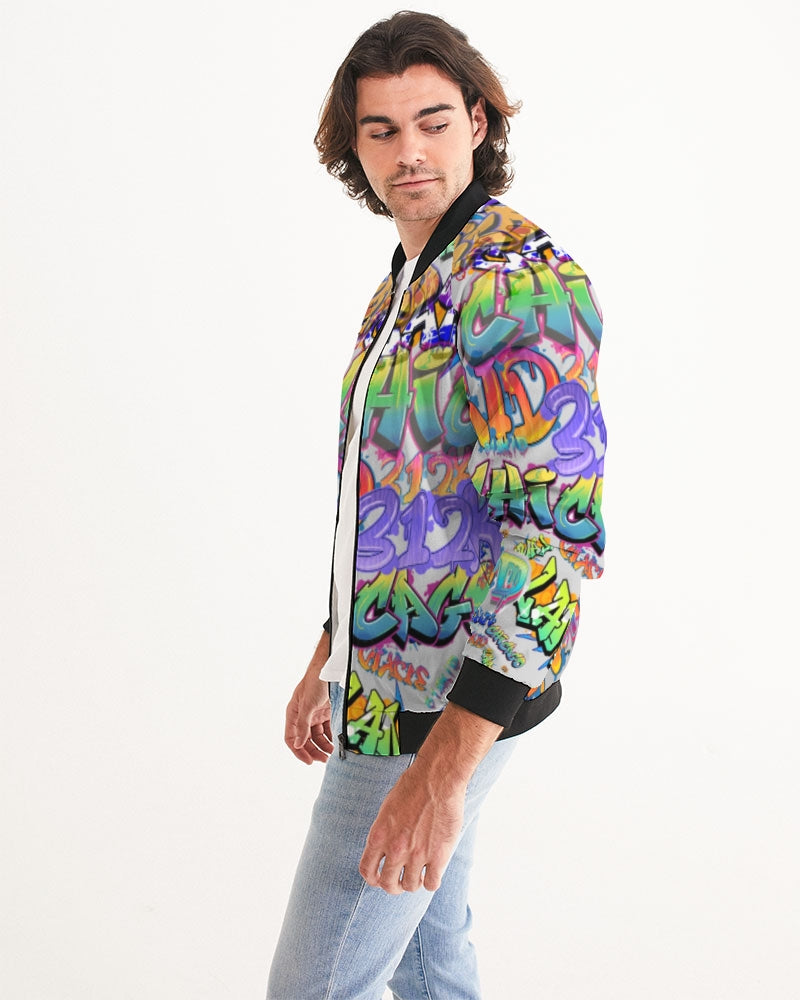 KC2 312kid Men's All-Over Print Bomber Jacket