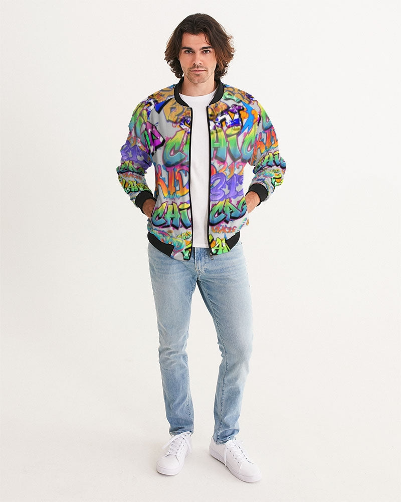 KC2 312kid Men's All-Over Print Bomber Jacket