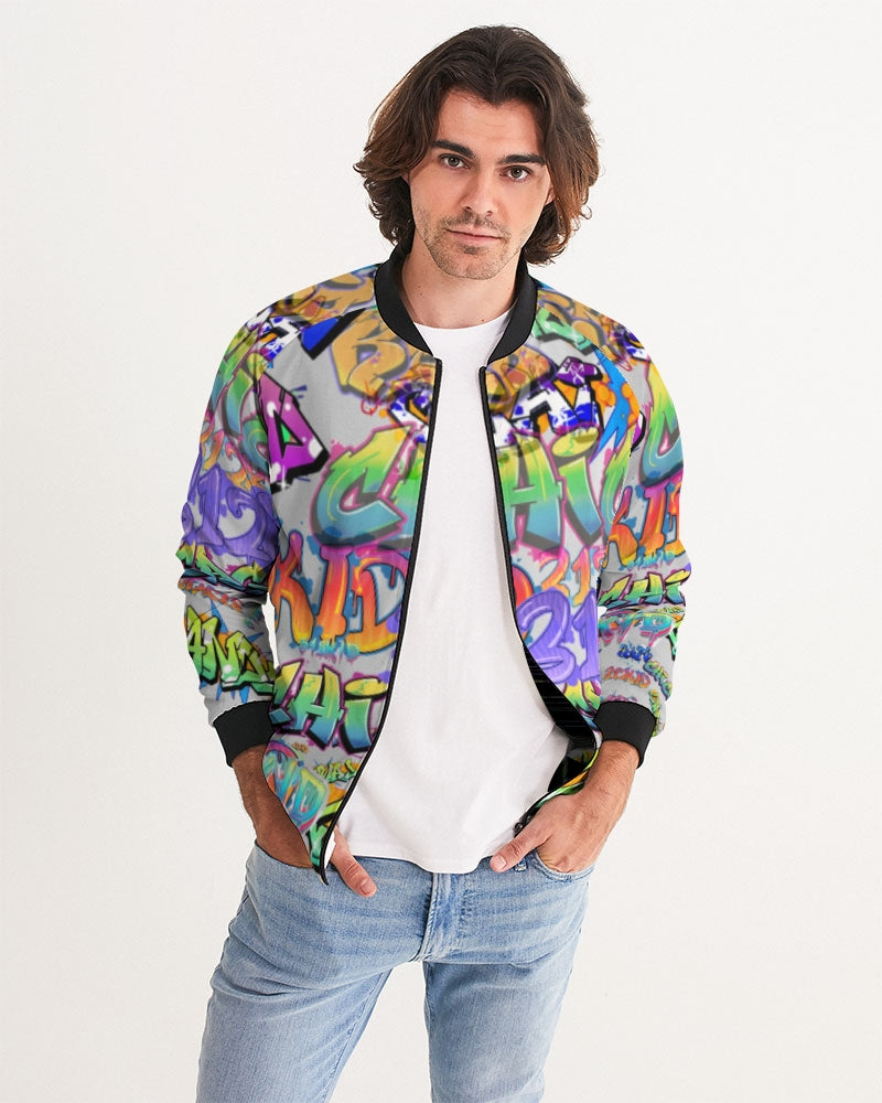 KC2 312kid Men's All-Over Print Bomber Jacket