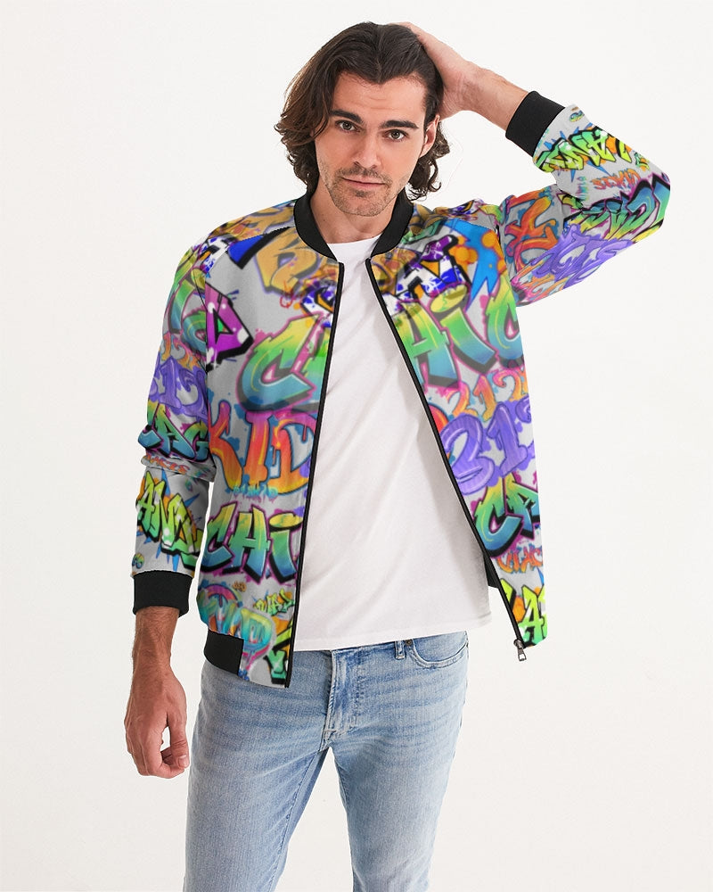 KC2 312kid Men's All-Over Print Bomber Jacket