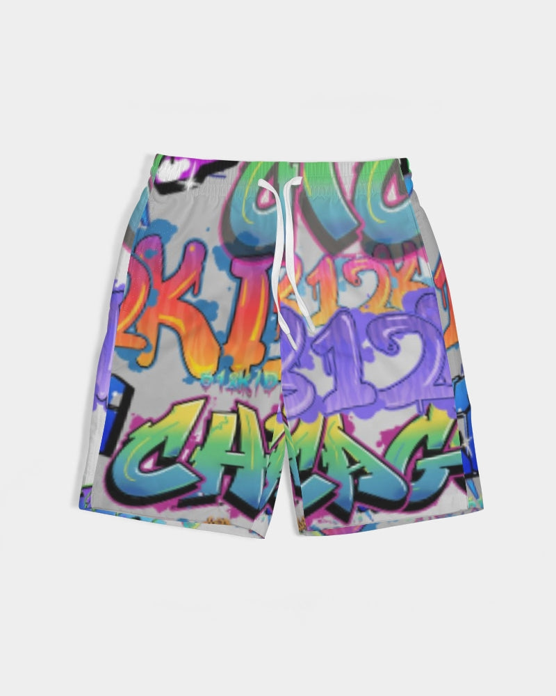 KC3 312kid Boys  All-Over Print Swim Trunk